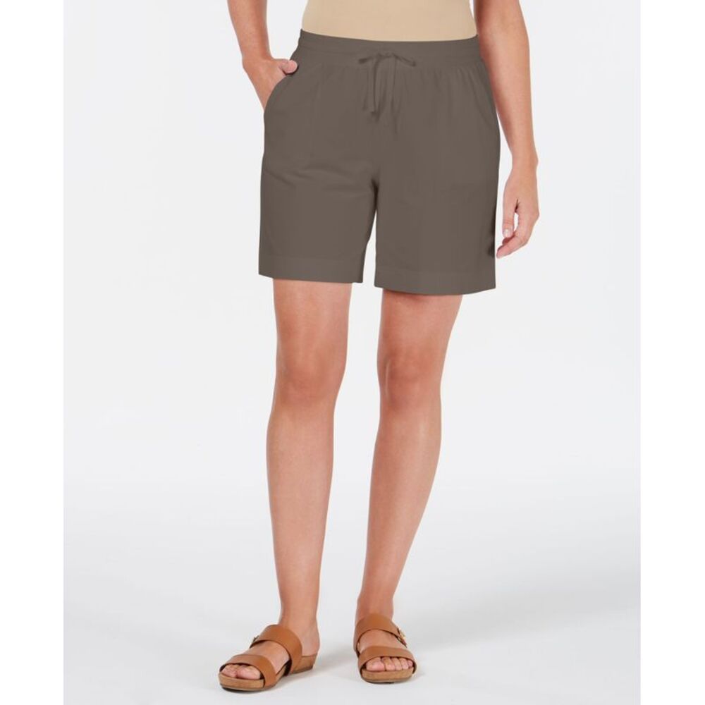 Karen Scott Knit Drawstring Shorts